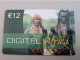 NETHERLANDS /  PREPAID / DIGITEL  /AFRIKA/ 2 NATIVE PEOPLE  /  € 12,-  USED  ** 15251** - Privé