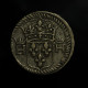 France, Henri III, Teston - Poids Monétaire (coin Weight), Bronze, (1551-1589), TTB (EF) - 1574-1589 Henry III