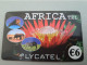 NETHERLANDS /  PREPAID / LYCATEL / AFRIKA / LION/ELEPHANT//ZEBRA/ FLOWER/  € 6,-  USED  ** 15255** - Privadas