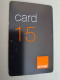 Phonecard St Martin French  ORANGE / 15 UNITS / DATE 30/06/03  /  /  USED  CARD   **15262 ** - Antilles (French)