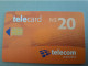 NAMIBIA / CHIPCARD /  $20 TELECOM NAMIBIA/ DESSERT/     Fine Used       **15263** - Namibia