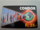 NETHERLANDS /  PREPAID /   CONDOR/ COUNTRY FLAGS    HFL 25,- USED  ** 15280** - Privées