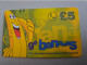 GREAT BRITAIN  / 5  POUND / GO BANANAS./ BANANA /   PREPAID USED     ** 15302** - Autres & Non Classés