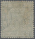 China: 1878, Large Dragon Thin Paper 1 Ca. Green Canc. Blue Seal (Michel €420) - Autres & Non Classés