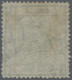 China: 1878, Large Dragon Thin Paper 1 Ca. Green Canc. Blue Seal (Michel €420) - Other & Unclassified