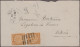 China: 1898, Coiling Dragons, Five Cover Fronts Used To Peking: 2 C. Franks With - 1912-1949 République