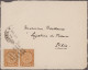 Delcampe - China: 1898, Coiling Dragons, Five Cover Fronts Used To Peking: 2 C. Franks With - 1912-1949 Republic