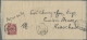 China: 1898, Coiling Dragon 2 C. Carmine Tied Bisected Bilingual "CANTON 21 SEP - 1912-1949 República