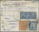 China: 1942/45, Very Small Airmail Cover Addressed To Banbury, England Bearing S - Briefe U. Dokumente