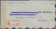 China: 1942/45, Registered Airmail Cover Addressed To New York, U.S.A. Bearing S - Covers & Documents