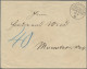 China - Foreign Offices: Germany, 1888 (April 4) Cover To Münster, Unfranked On - Other