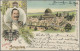 Holy Land: 1898, "CAMP IMPERIAL JERUSALEM", Bilingual Postmark On Lithographed P - Palästina