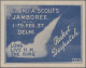 India - Rocket Mail: 1937 (1 Feb.) "ALL INDIA SCOUTS JAMBOREE/DELHI 1937": Cover - Sonstige & Ohne Zuordnung