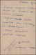 Indonesia: 1946, Japanese Occupation Card 3 ½ C. Uprated DEI 4 C. Pair ("NL-Indi - Indonésie