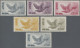 Japan: 1950, Pheasant Airmails, Complete Set, Plus Extra Copy Of The 16y, All Mi - Autres & Non Classés
