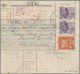 Japanese Occupations WWII: 1942, Boxed "Dai Nippon" Ovpt. On Three Inland Transf - Indonesien