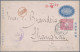 Japan - Postal Stationary: 1904, Official Business Stationery Card Blue, Used As - Ansichtskarten