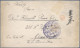 Camp Mail Tsingtau: Aonogahara, 1917 (ca.) Cover With Large Blue Camp Seal And H - China (kantoren)