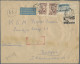 North Korea: 1956, 10 Years DPRK And Other On Two Registered Air Mail Covers Fro - Corée Du Nord