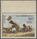 Laos: 1982 70k. With Sheet Margin At Top, Overprinted "1982" With Variety "inver - Laos