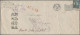 Mongolia: 1939, Peking/Mongolia Interrupted Mail: Cover From US "North Chicago N - Mongolei