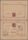 Philippines - Postal Stationery: 1890 Postal Stationery Double Card 3+3c. Used F - Philippines