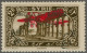 Syria: 1926 Refugee Relief, Airmail Stamp 2pi.+1pi. Sepia With Black Surcharge O - Siria