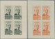 Delcampe - Syria: 1945, President, 4pi. To 200pi., Set Of 13 Mini Sheets Of Four Stamps Eac - Syrien