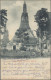 Thailand: 1907 Used Picture Postcard "Wat Cheng Bangkok" To Germany, Franked 190 - Thaïlande