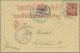 Thailand - Postal Stationery: 1906 Postal Stationery Card 4a. On 1½a. (ovpt. Fig - Thailand