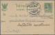 Thailand - Postal Stationery: 1933 Postal Stationery Card 3s. Green Used From Be - Thailand