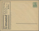 Thematics: Advertising Postal Stationery: 1902, Dt. Reich, 5 Pf Grün Germania, Z - Andere