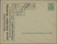 Thematics: Advertising Postal Stationery: 1902, Dt. Reich, 5 Pf Grün Germania, Z - Autres