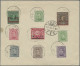 Delcampe - Thematics: Olympic Games: 1920. Olympics Antwerp 1920. Lot Containing 7 Differen - Autres & Non Classés