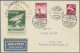 Thematics: Scouts: 1933, Hungary, Gödöllö Jamboree, Three Airmail Cards 2.+12.+1 - Other & Unclassified