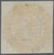 Tasmania: 1853, Courier 4d. Red-orange, Cut Square With Good Margins Around, Use - Briefe U. Dokumente