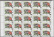 Benin: 2005/2006. Lot With 2 Partial Sheets Of 25 Stamps '175F On 270F' (on Beni - Benin - Dahomey (1960-...)