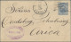 Bolivia - Postal Stationery: 1893/1898, Two Used Envelopes: 5c. Blue Used From " - Bolivie