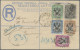 British Central Africa: 1895, 4 D Registration Postal Stationary With Additional - Autres & Non Classés