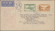 Newfoundland - Air Mail: 1933 (July 17) First Flight St. John's-Seven Islands-Wa - Back Of Book