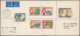 Delcampe - Virgin Islands: 1962/1964, Definitives "Pictorials" In US Currency, Two Sets On - British Virgin Islands