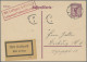 Air Mail - Germany: 1925/26, FREIBURG Sehr Seltener Luftpostbestätigungsstempel - Airmail & Zeppelin