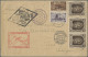 DO-X - Air Mail: 1930 (13.11), Bedarfsbrief (senkrechte Faltung) Zum DO-X-Flug L - Poste Aérienne & Zeppelin
