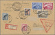 Zeppelin Mail - Germany: 1933, 1 - 4 M. CHICAGOFAHRT Mit Zusatzfrankatur Mi.Nr.: - Luft- Und Zeppelinpost