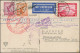 Zeppelin Mail - Overseas: 1929 - 1932, Ein Brief Und Eine Postkarte Mit 2 RM Und - Zeppelins