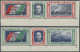 Aegean Islands: 1933, Balbo Flights, Air Mail Set Of Two Strips Of Three, Mint N - Aegean