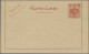 Albania - Postal Stationery: 1920, Skanderberg 10q. Red On Cream, Lettercard Unu - Albanië