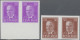 Estonia: 1936, Definitives President Päts, 20s. Purple-violet And 50s. Light Bro - Estland