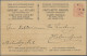 Finland - Postal Stationery: 1889, Double Card 10p.+10p. Carmine Used From "LOJO - Ganzsachen