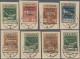 Fiume: 1920, VEGLIA, Complete Set Of Eight Value, All Tied By VEGLIA 1 XII 20 To - Fiume